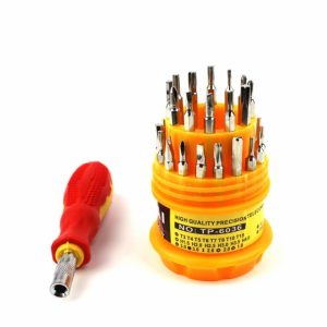 Jogo de chaves Mini (fenda, philips, torx, allen) - 31x1