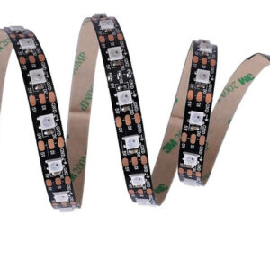 Fita LED RGB Endereçável WS2812B 5050 - 1 metro 30 Leds 5V