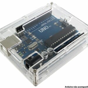 Case para Arduino Uno R3 em Acrílico Transparente