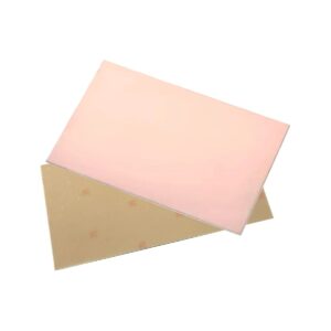 PLACA EM FIBRA COBREADA VIRGEM FACE SIMPLES - 10x20cm