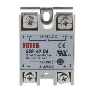Relé de Estado Sólido Fotek SSR 40DA 250V 3-32V