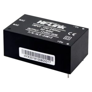 Mini Fonte Hi-Link 12VDC 1.6A 20W HLK-20M12 100-240VAC