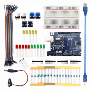 Kit Uno Iniciante + Caixa 1 Slot - 80 Peças para Arduino